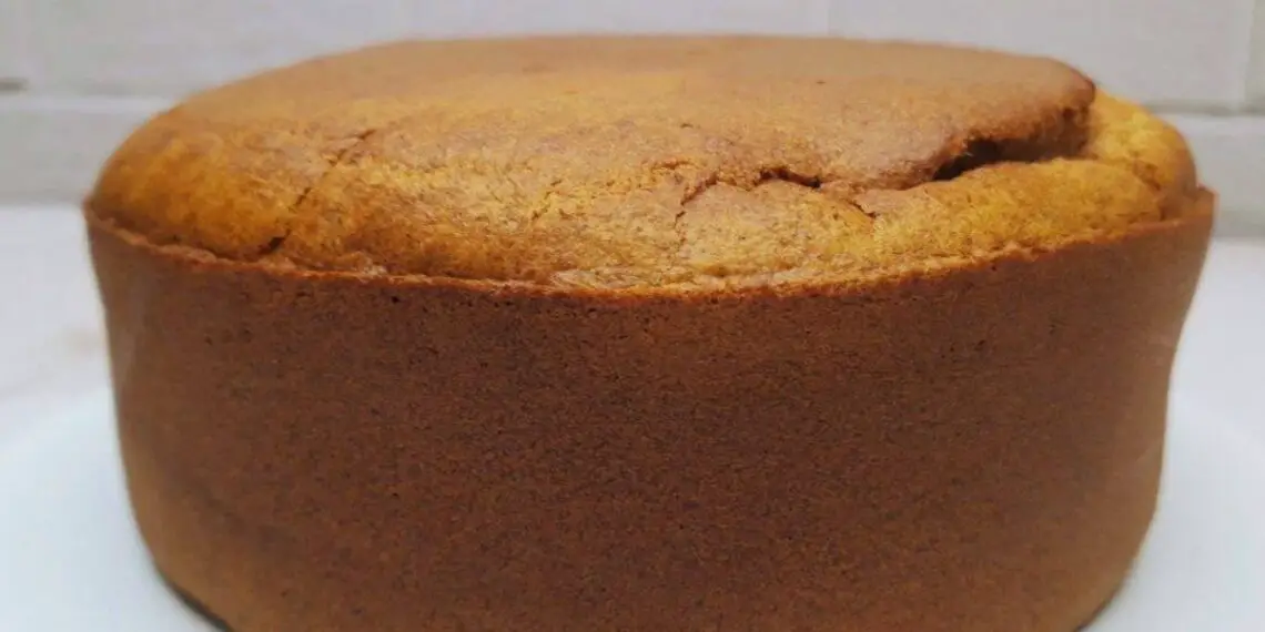 Bolo de banana integral sem açúcar