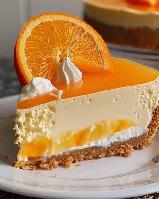 Cheesecake de creme de laranja