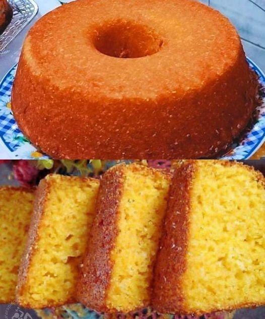 Bolo de flocão de milho