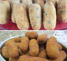 Croquete de feijão